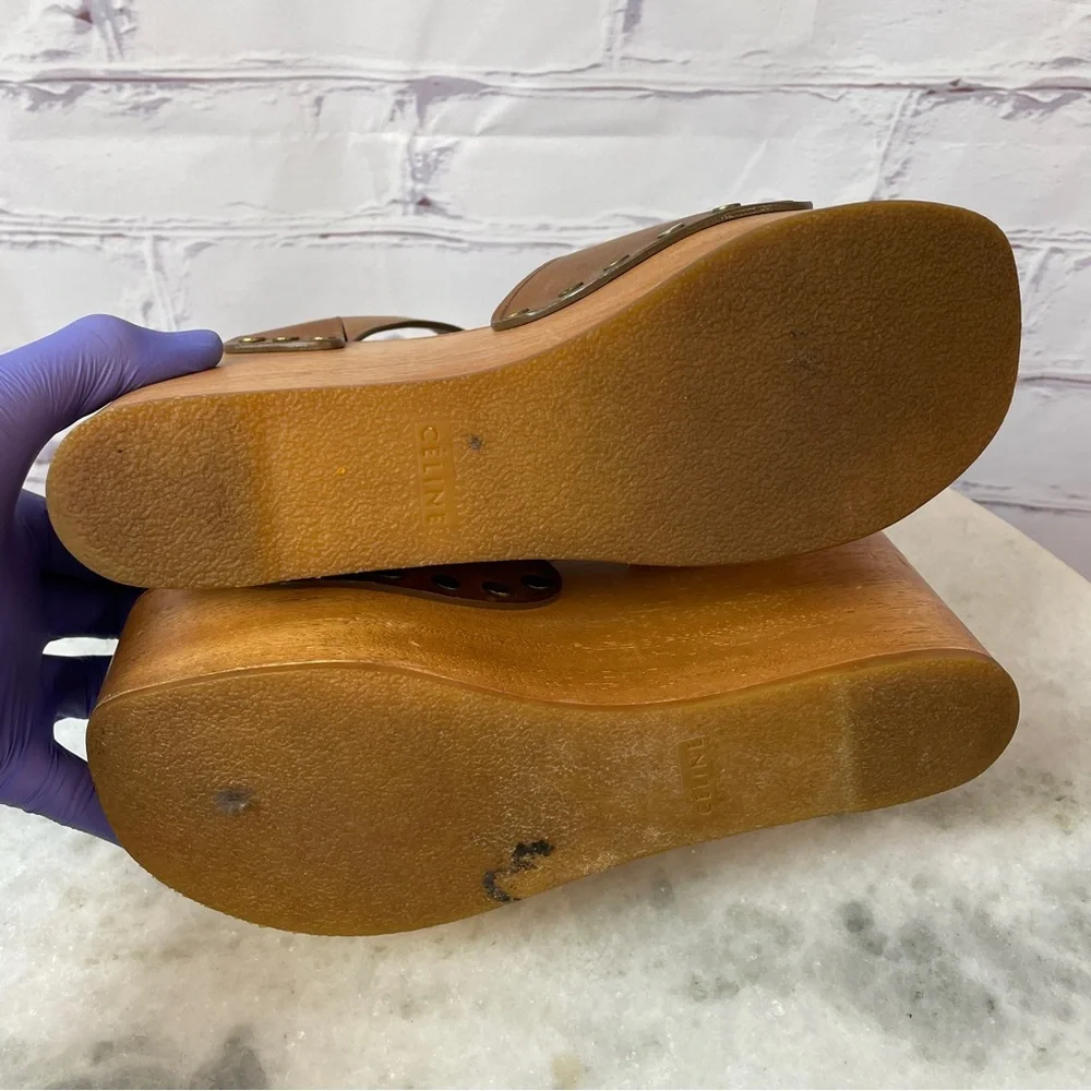 Celine Wedge Sandals - Picture 7 of 11